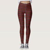 Scottish Clan MacNaughton Tartan Leggings (Voorkant)