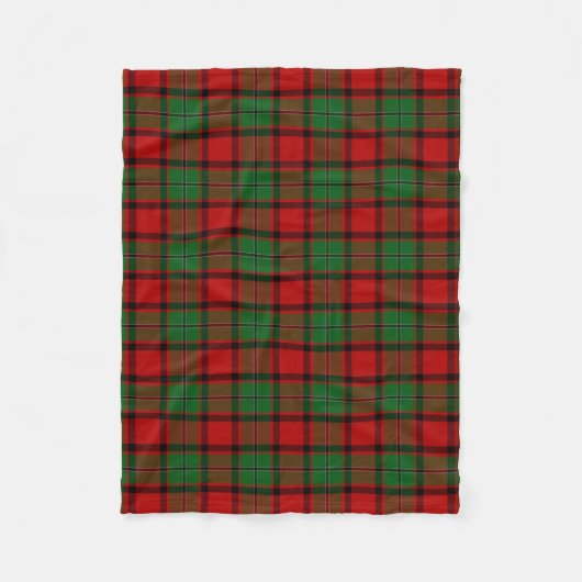 Scottish Clan MacPhail Tartan Pset Fleece Deken (Voorkant)