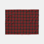 Scottish Clan MacQueen Classic Tartan Fleece Deken (Voorkant (Horizontaal))