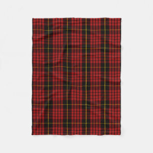 Scottish Clan MacQueen Tartan Pset Fleece Deken