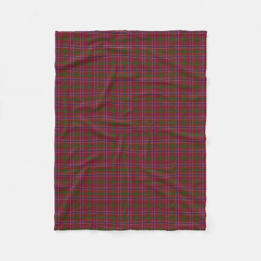 Scottish Clan MacRae Red Classic Tartan Fleece Deken (Voorkant)