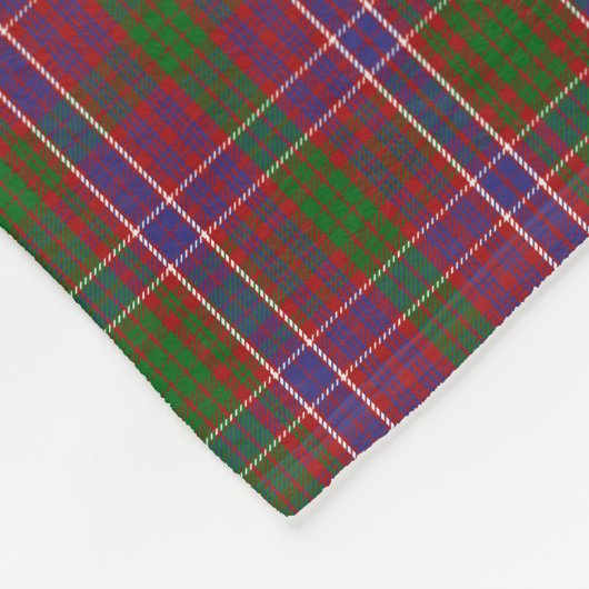 Scottish Clan MacRae Tartan Pset Fleece Deken (Hoek)