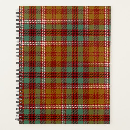 Scottish Clan McCall Tartan Pset Planner (Voorkant)