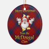 Scottish Clan McDougal kerstversiering Keramisch Ornament (Links)