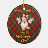 Scottish Clan McGregor kerstversiering Keramisch Ornament (Links)
