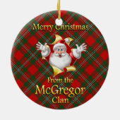 Scottish Clan McGregor kerstversiering Keramisch Ornament (Achterkant)