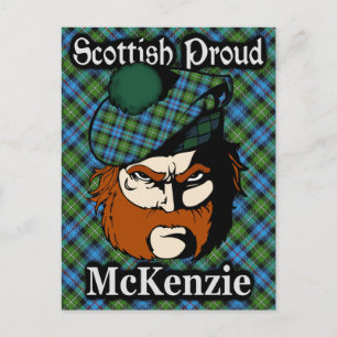 Scottish Clan McKenzie Tartan Briefkaart