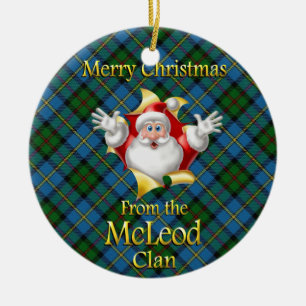 Scottish Clan McLeod kerstversiering Keramisch Ornament
