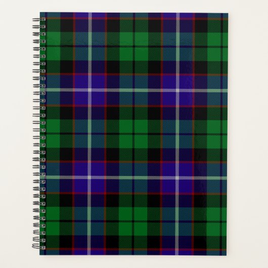 Scottish Clan Mitchell Tartan Pset Planner (Voorkant)