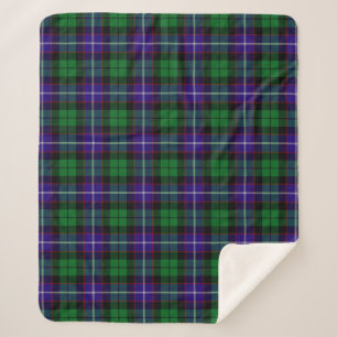 Scottish Clan Mitchell Tartan Pset Sherpa Deken