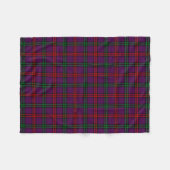 Scottish Clan Montgomery Tartan Pset Fleece Deken (Voorkant (Horizontaal))