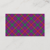 Scottish Clan Montgomery Tartan Pset Visitekaartje (Achterkant)