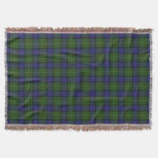 Scottish Clan Muir Tartan Deken (Voorkant)