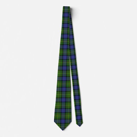 Scottish Clan Muir Tartan Pset Stropdas (Voorkant)