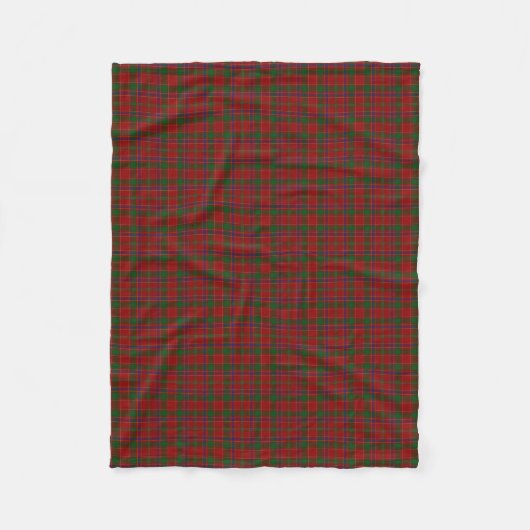 Scottish Clan Munro Classic Tartan Fleece Deken (Voorkant)