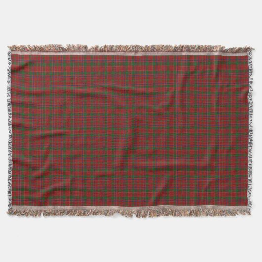 Scottish Clan Munro Munroe Monroe Tartan Deken (Voorkant)