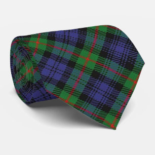 Scottish Clan Murray M Monogram Tartan Stropdas
