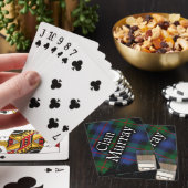 Scottish Clan Murray Tartan Paint Brush Speelkaarten (Insitu)