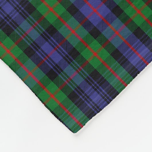 Scottish Clan Murray Tartan Pset Fleece Deken (Hoek)