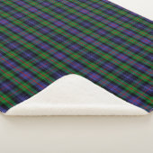 Scottish Clan Murray Tartan Pset Sherpa Deken (3/4)
