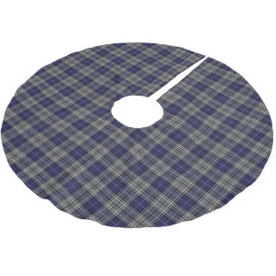 Scottish Clan Napier Blue Tartan Kerstboom Rok