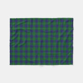 Scottish Clan Oliphant Classic Tartan Fleece Deken (Voorkant (Horizontaal))