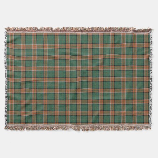Scottish Clan Pollock Tartan Deken (Voorkant)