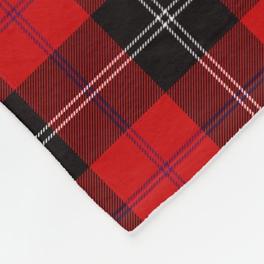Scottish Clan Ramsay Tartan Pset Fleece Deken (Hoek)