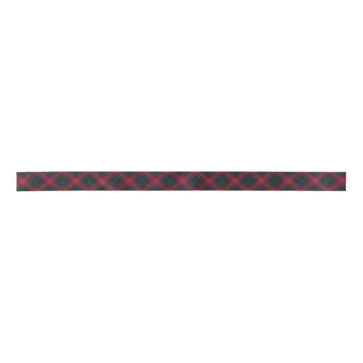 Scottish Clan Rattray Red Green Classic Tartan Lint (Voorkant)