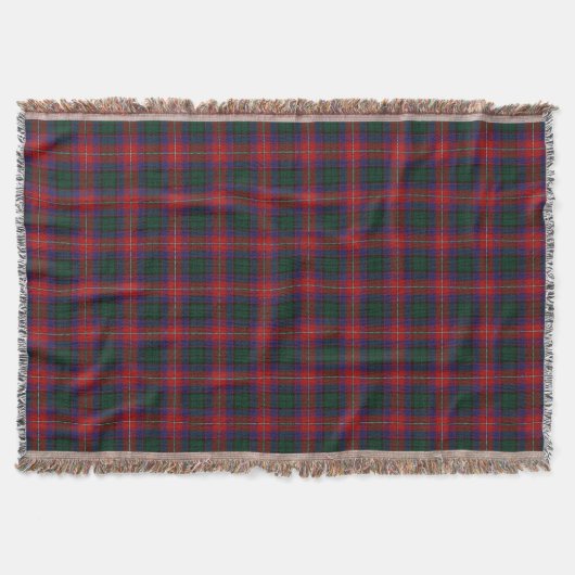 Scottish Clan Rattray Tartan Deken (Voorkant)