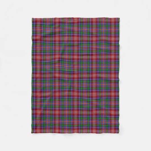 Scottish Clan Ritchie Tartan Pset Fleece Deken (Voorkant)