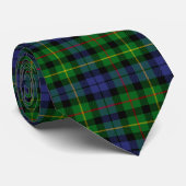 Scottish Clan Rollo Tartan Pset Stropdas (Opgerold)
