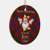 Scottish Clan Ross Kerstornament Keramisch Ornament (Rechts)
