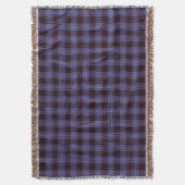 Scottish Clan Rutherford Tartan Deken (Voorkant Verticaal)