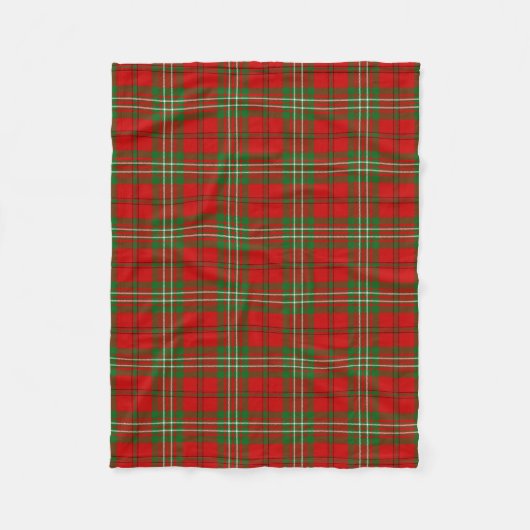 Scottish Clan Scott Tartan Pset Fleece Deken (Voorkant)