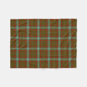 Scottish Clan Seton Hunting Tartan Pset Fleece Deken (Voorkant (Horizontaal))