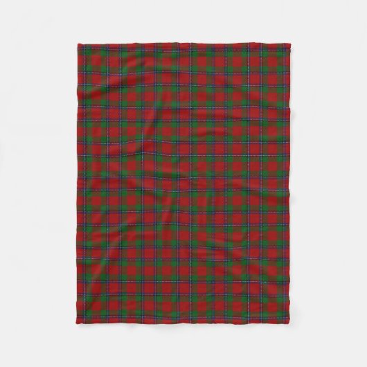 Scottish Clan Sinclair Classic Tartan Fleece Deken (Voorkant)