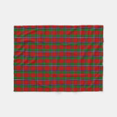 Scottish Clan Sinclair Tartan Pset Fleece Deken (Voorkant (Horizontaal))