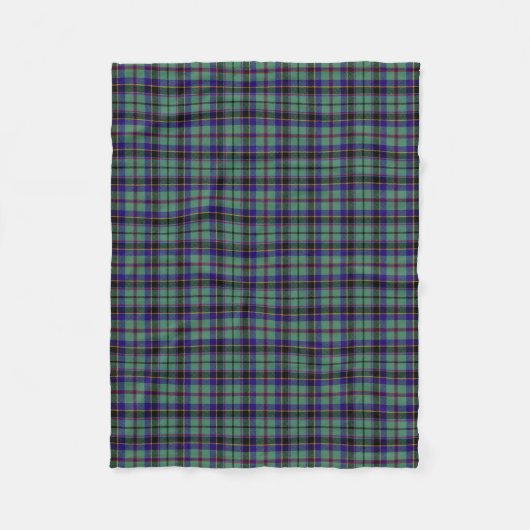 Scottish Clan Stevenson Tartan Pset Fleece Deken (Voorkant)