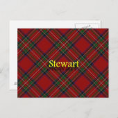 Scottish Clan Stewart Briefkaart (Voorkant / Achterkant)