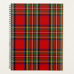 Scottish Clan Stewart Tartan Pset Planner