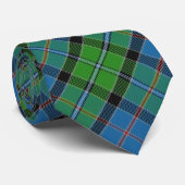 Scottish Clan Stirling Blue en Green Tartan Stropd Stropdas (Opgerold)