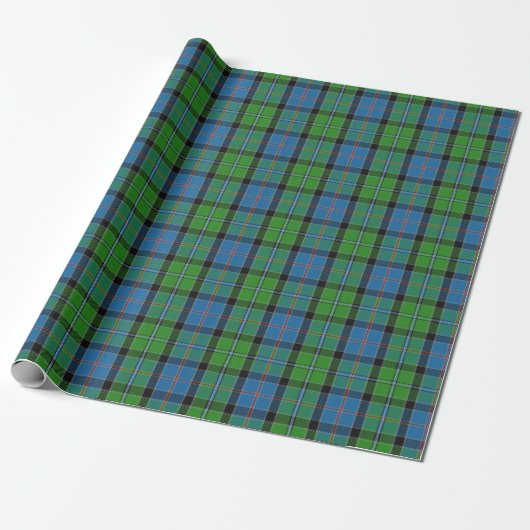 Scottish Clan Stirling Scottish Tartan Cadeaupapier (Uitgerold)