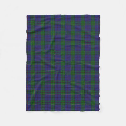 Scottish Clan Strachan Classic Tartan Fleece Deken (Voorkant)