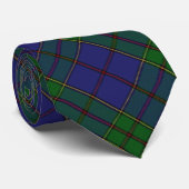 Scottish Clan Strachan Tartan Pset Stropdas (Opgerold)