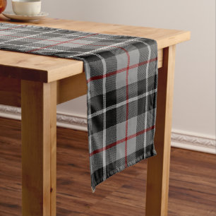 Scottish Clan Thompson Tartan Pset Lange Tafelloper