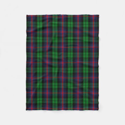 Scottish Clan Urquhart Tartan Pset Fleece Deken (Voorkant)