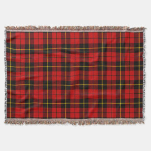 Scottish Clan Wallace Tartan Pset Deken