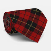 Scottish Clan Wallace Tartan Stropdas (Opgerold)