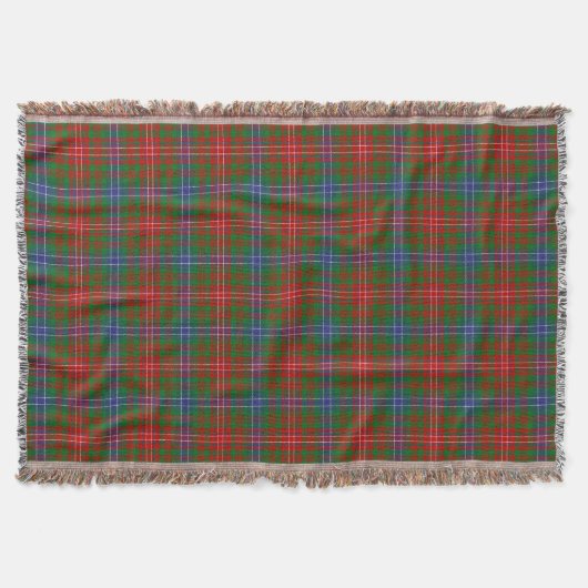 Scottish Clan Wilson Tartan Pset Deken (Voorkant)